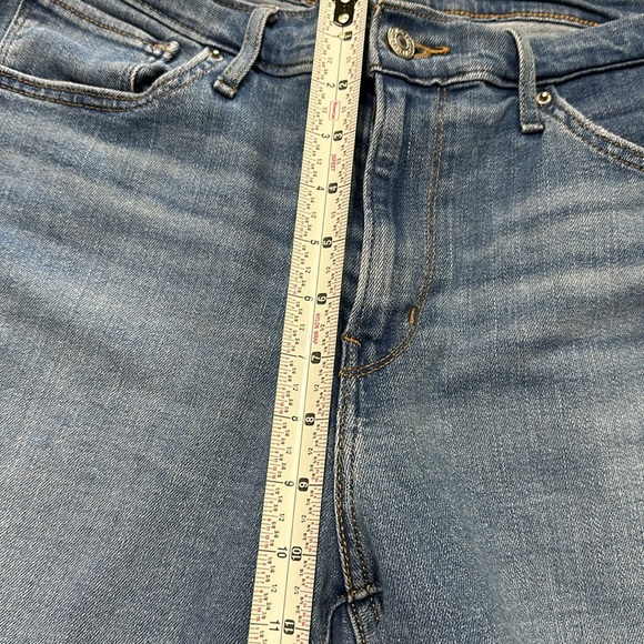 Levi’s Women’s Sz 31 Stretch 724 High Rise Crop Straight Jeans - Picture 11 of 13